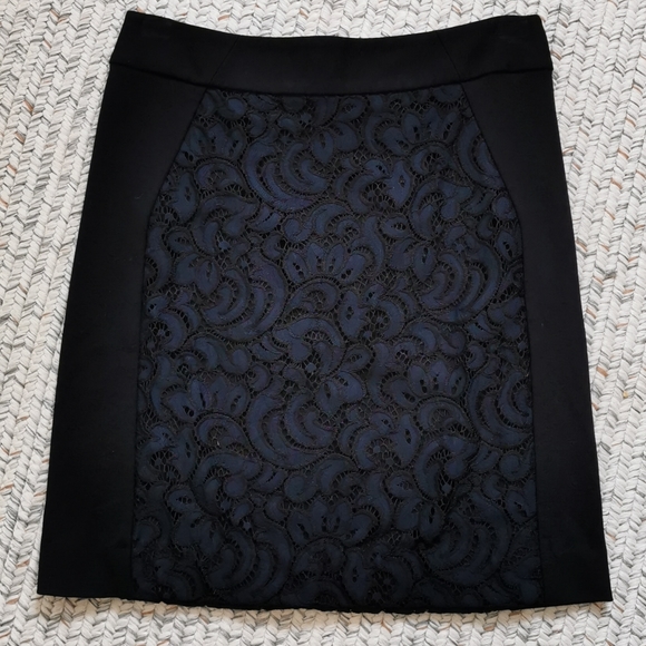 Black and Navy work skirt - Picture 1 of 3